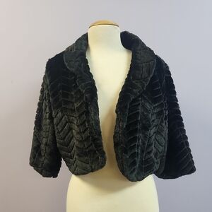 Black Faux Fur Jacket